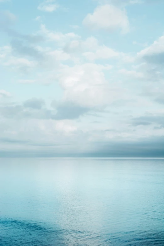 view of the ocean from the side of a boat