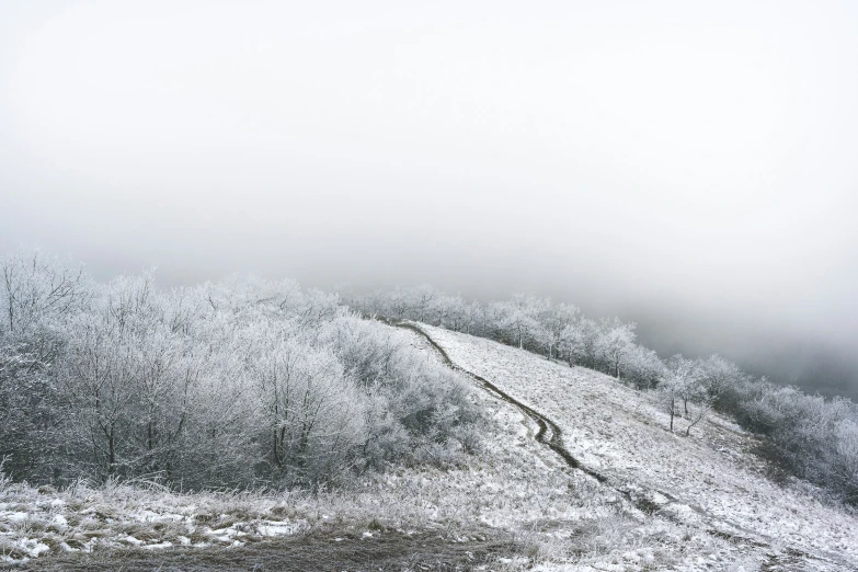 an area that looks great is covered in snow