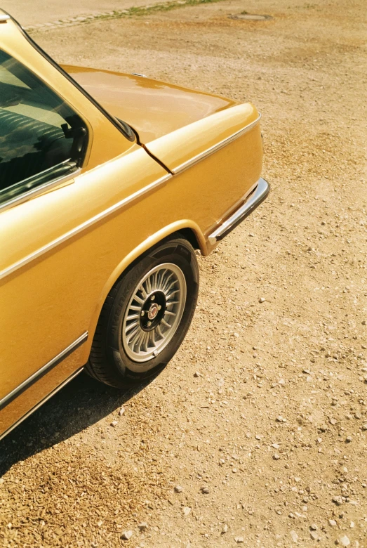 the side view of a car in the desert