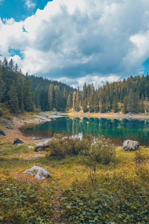 an image of a lake in the wilderness