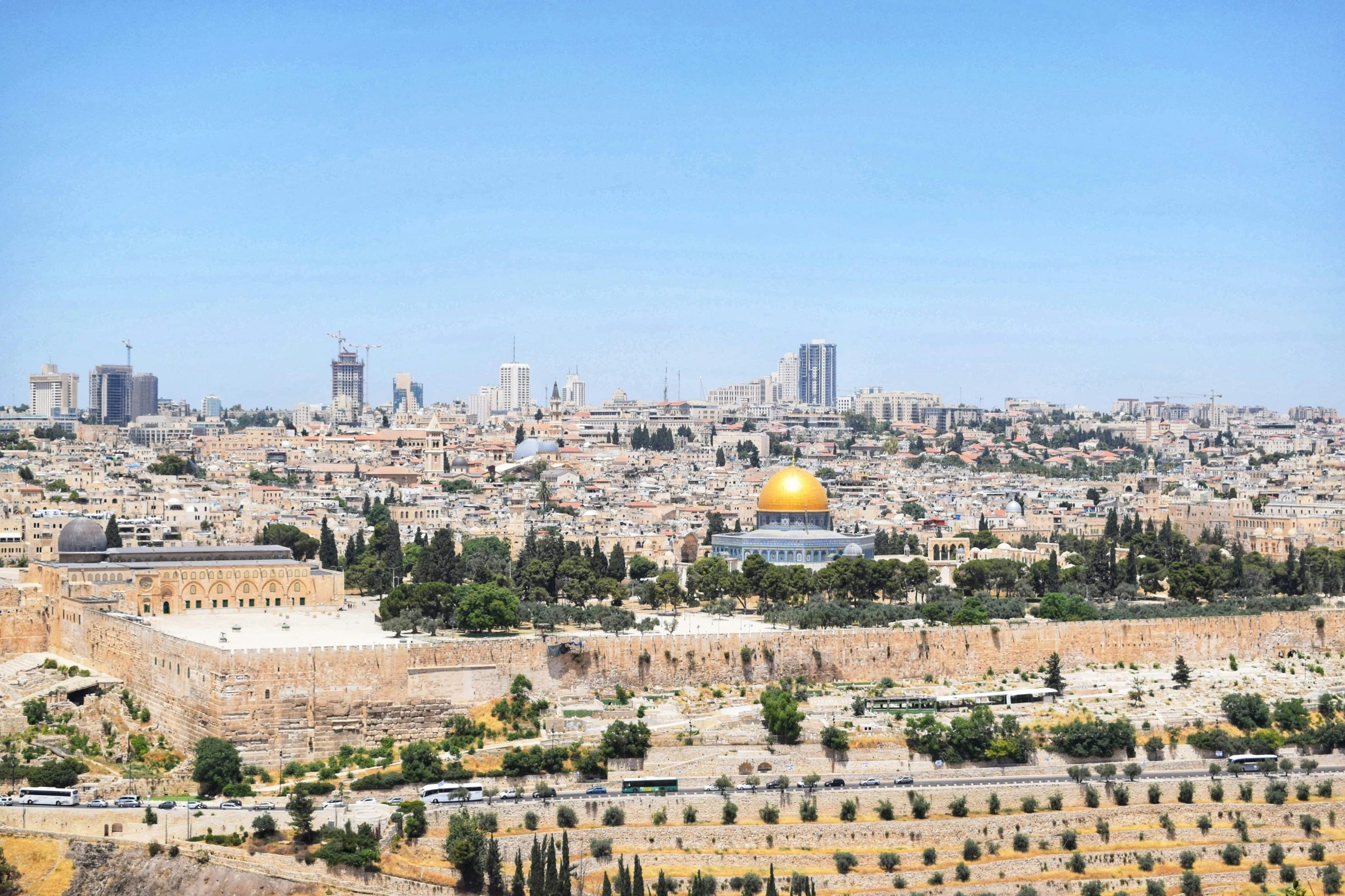 an aerial view of the city as seen from a high up