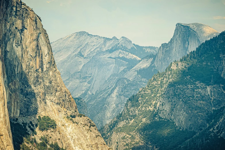 a scenic view of mountains and trees