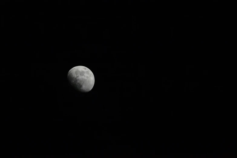 the full moon with no clouds on it