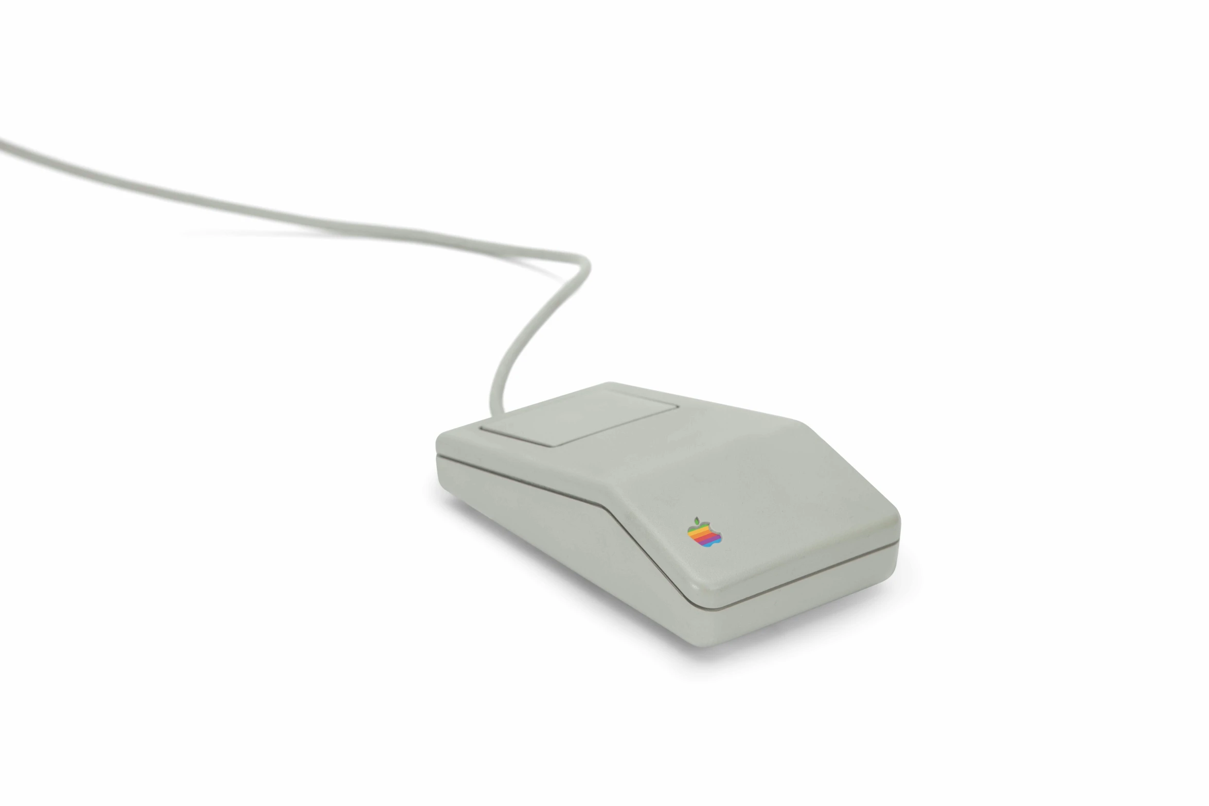 a computer mouse with a white cover is shown