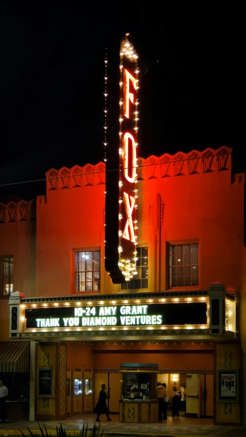 this is an exterior po of the fox theatre