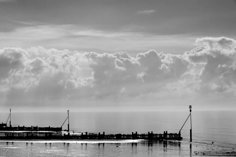 a large boat in the middle of a body of water