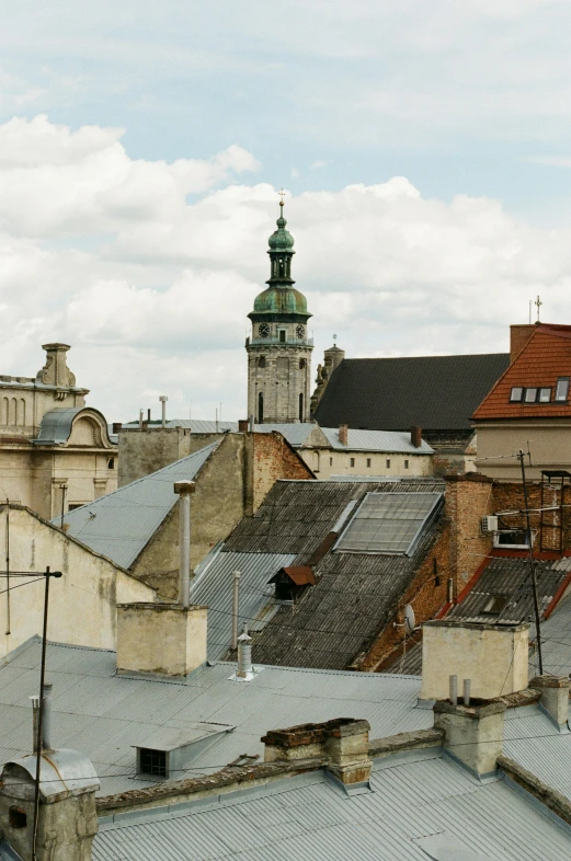 a po of buildings, roofs and minangs