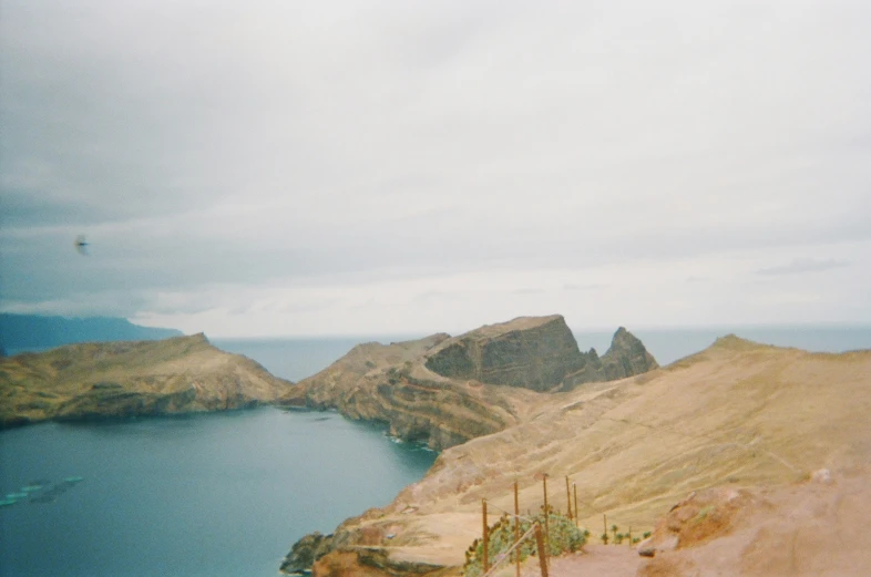 a large lake with a very big body of water