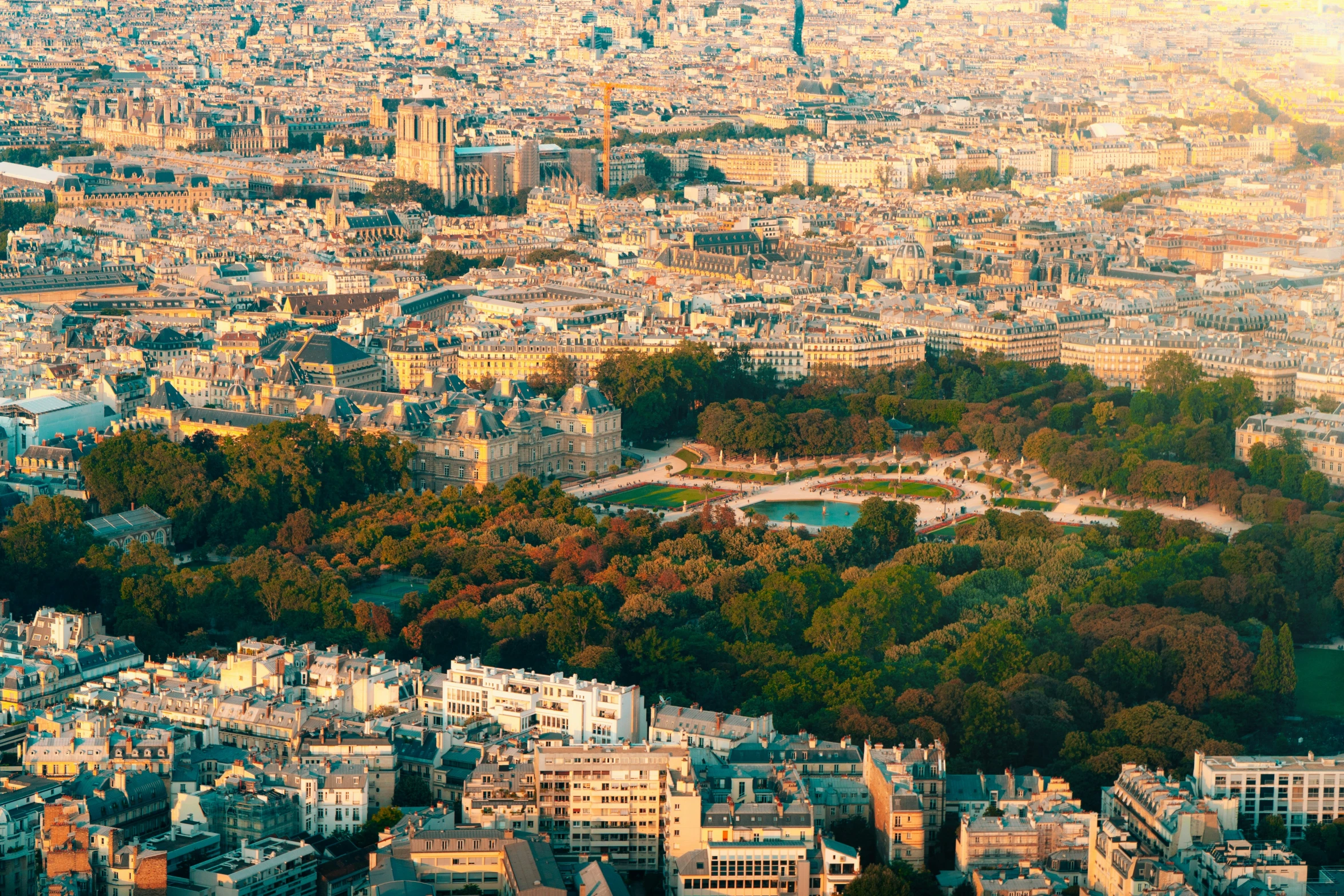 the city's old architecture looks much larger than it appears