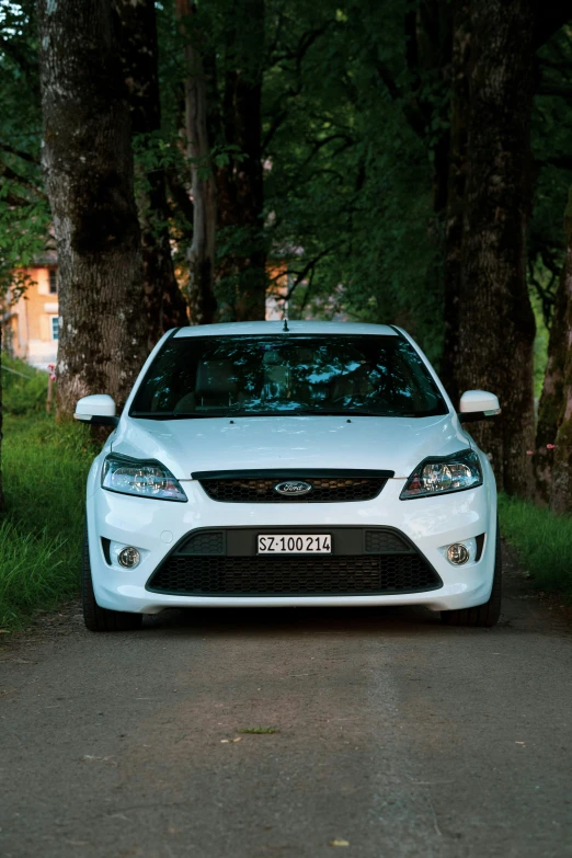 this is a car parked along the side of the road