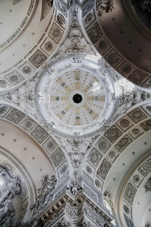 a very ornate and very big building with some columns