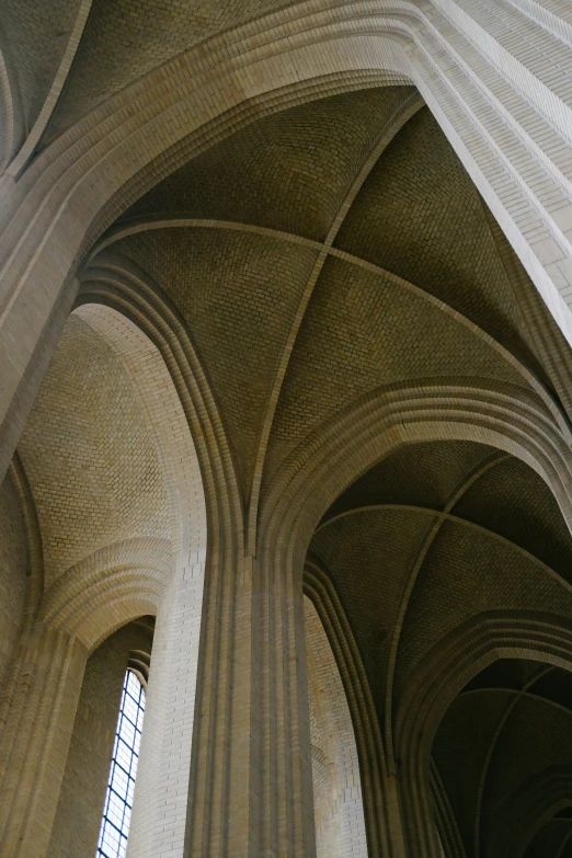 a close up s of stone architecture in a church