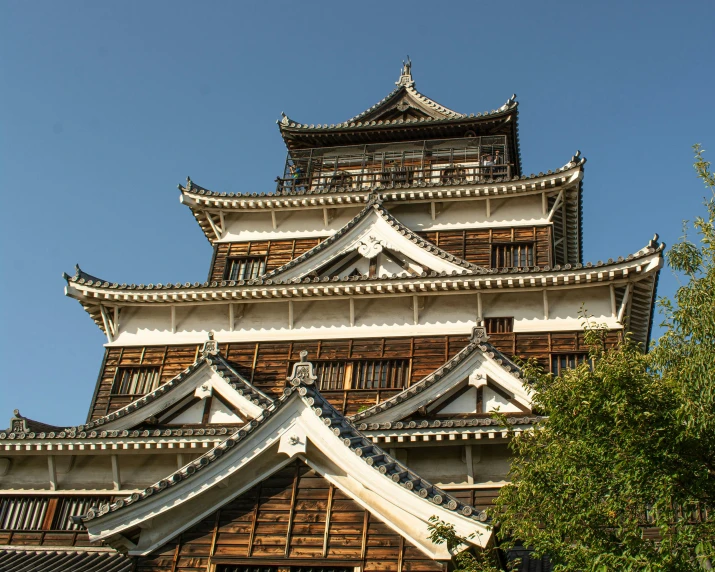 an ornate building that is built in the shape of a pagoda