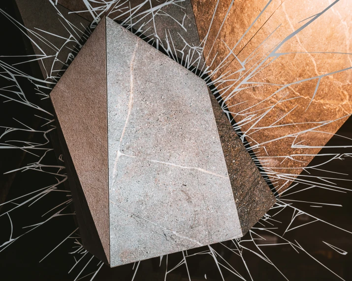 the large rectangular object is surrounded by the small metal rods