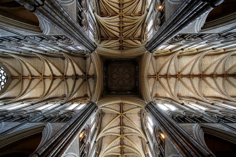 the ceiling in the cathedral of the cathedral