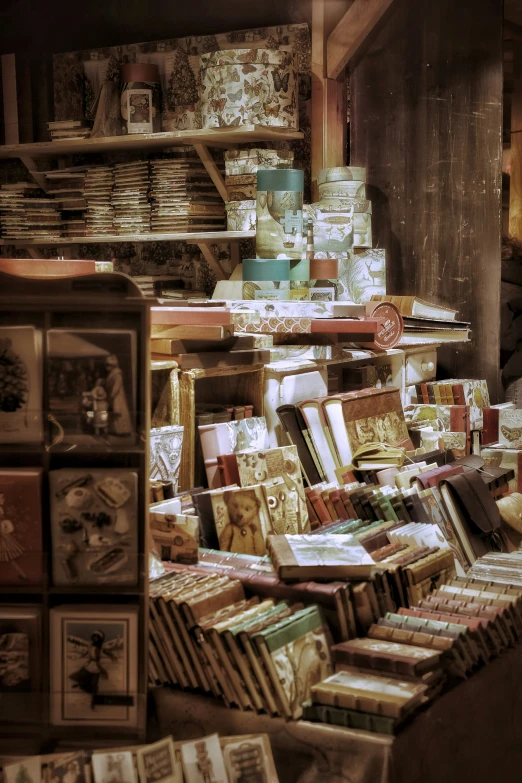 a store with so many different books on shelves