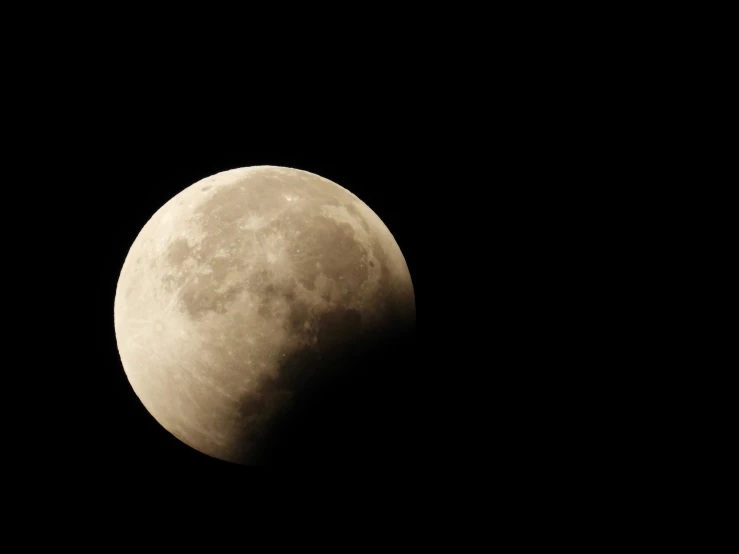 a pograph of a big white moon during the night