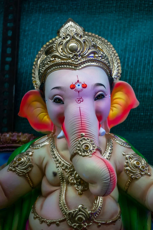 an ganpati is in the midst of performing a dance routine