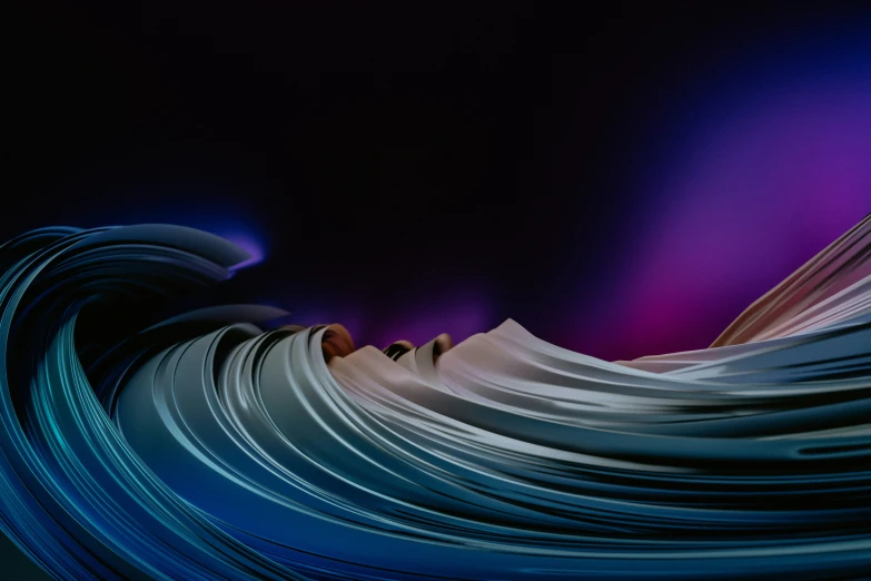 blue lines with purple background are in motion