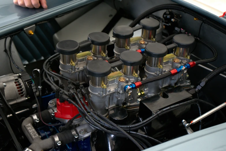 several different types of electronic and power in a car engine