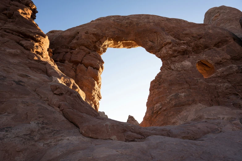 a view of the earth with a hole in it