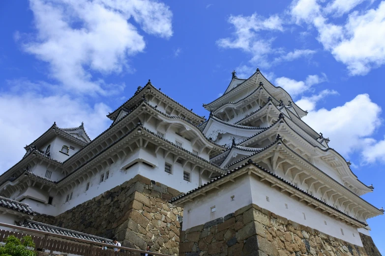 a building is made of two story stone