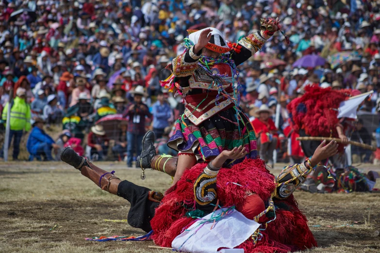 people in elaborate costumes at an event