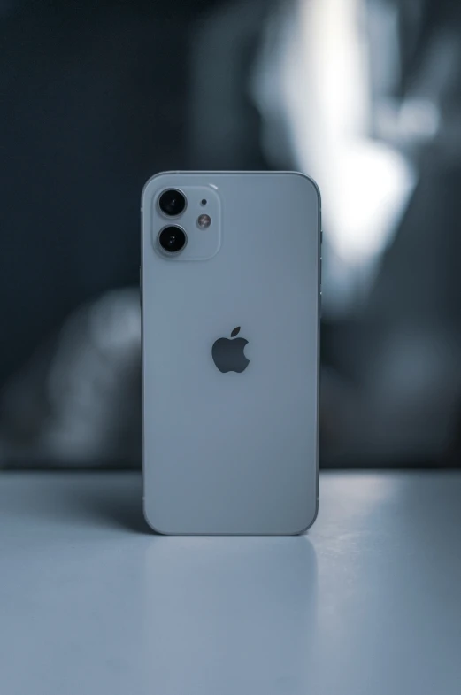 an iphone is seen from the front with the camera