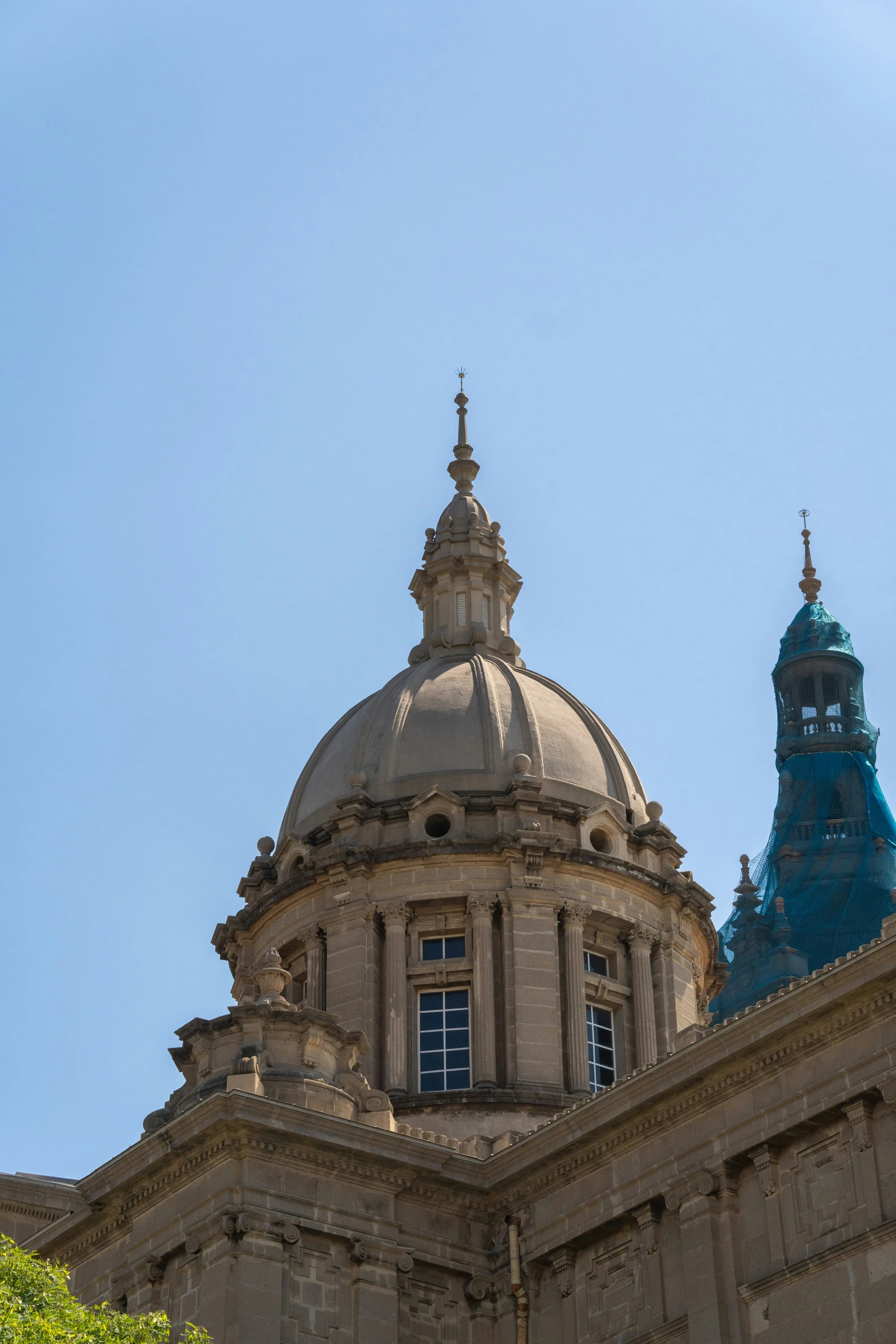 a tower and clock on the top of a building