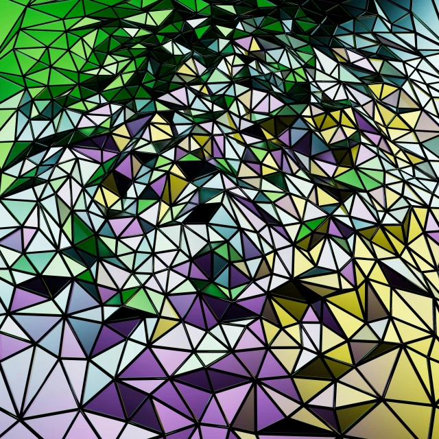 abstract digital art that is being viewed with many color scheme