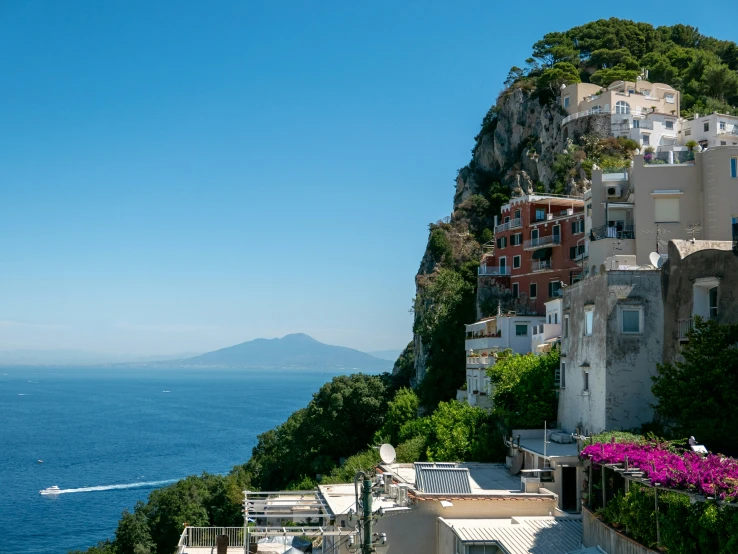 a small town nestled by the coast side