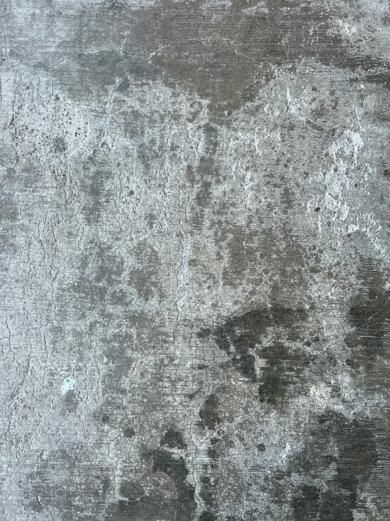 grey cement with gray spots on it