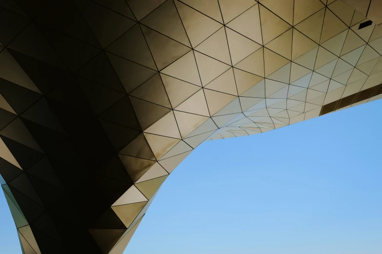 a close up s of a building with sky in the background