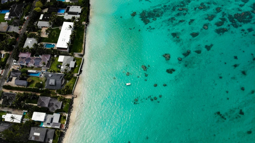 the ocean in a remote area is clean and clear