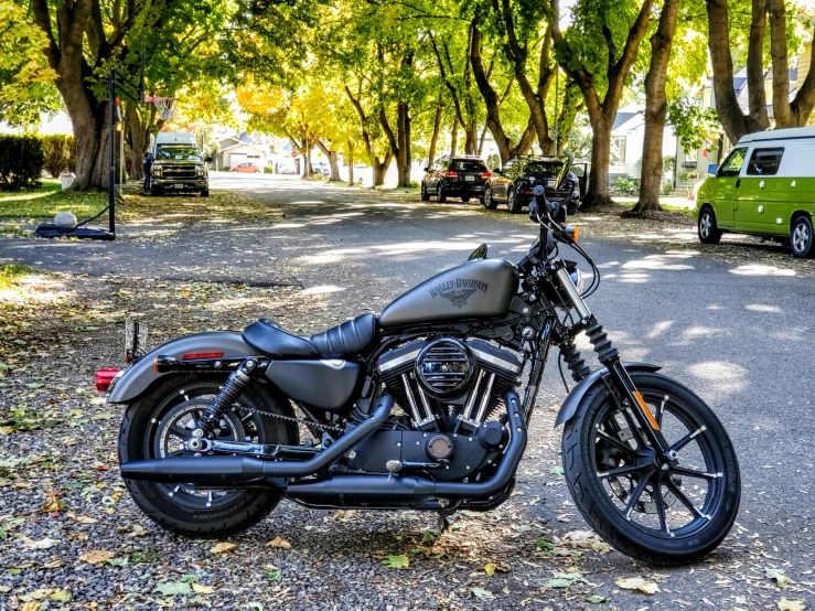 a motorcycle that is parked in the dirt