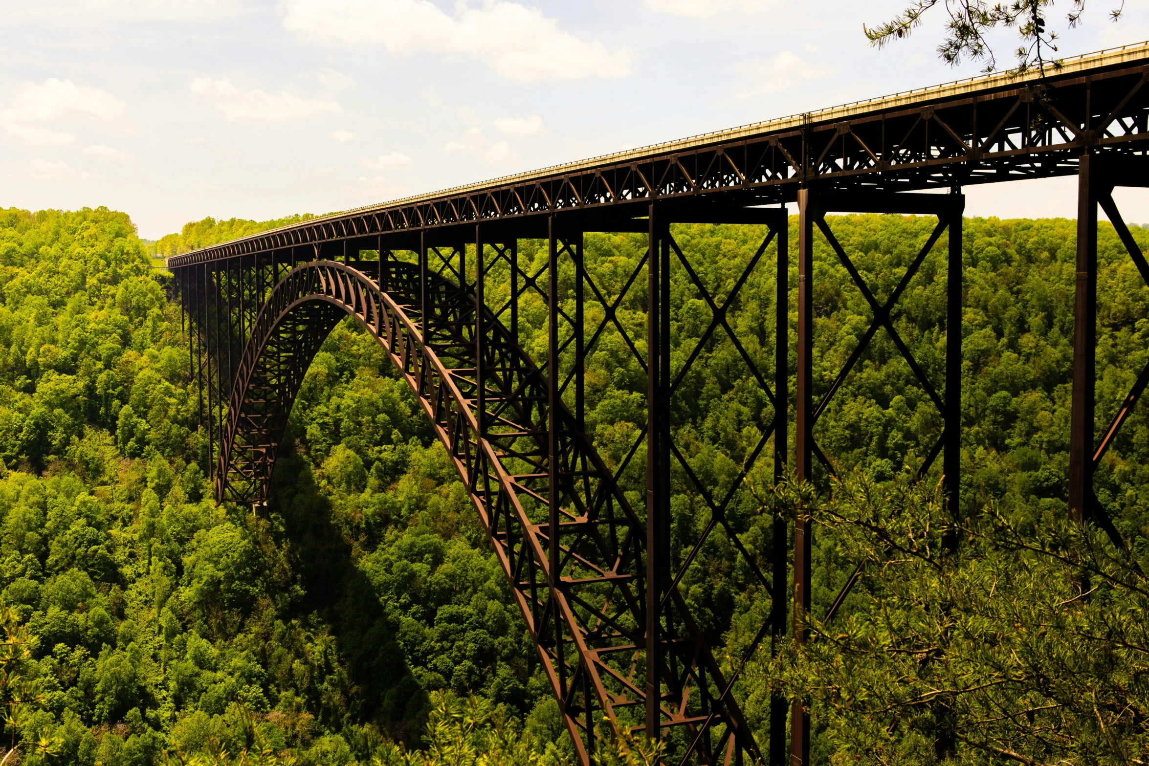 the view from the train, shows a railway over some hills