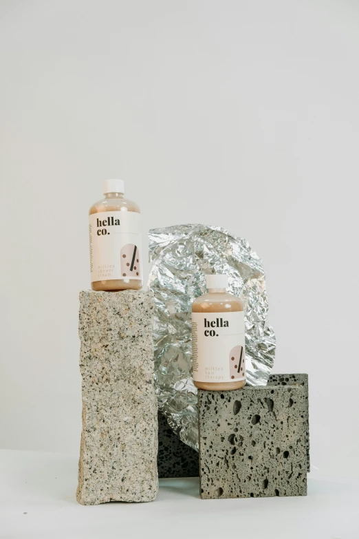 the three jars of kella on the rocks have been placed together