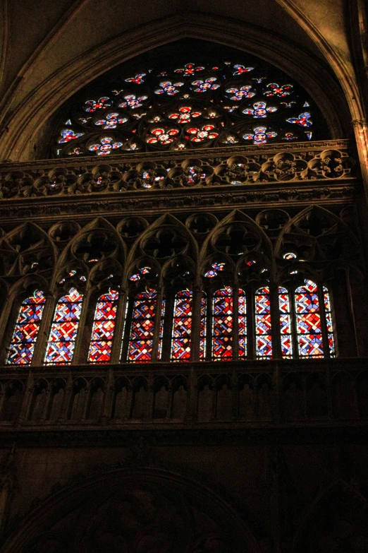 a large cathedral with a big stained glass window