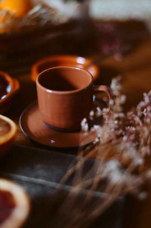 small ceramic cups filled with various types of sugar