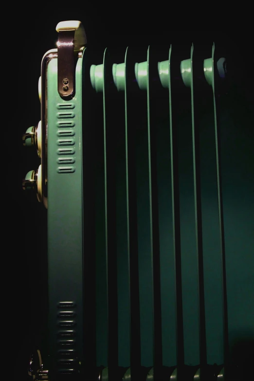 a radiator that is connected to the heat