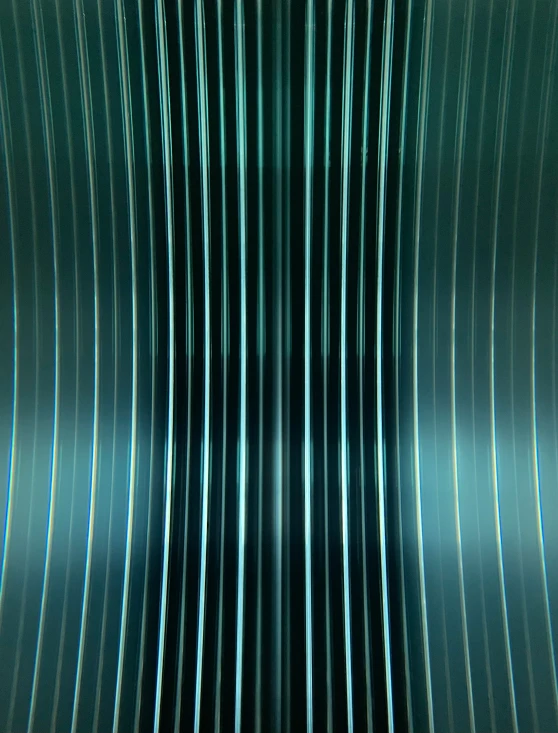 an abstract pograph of lines in dark green