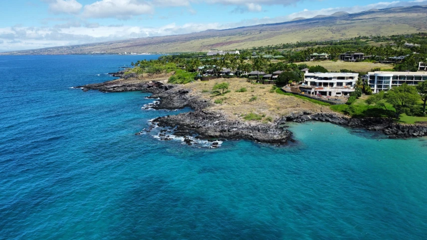 a large body of water next to a beach