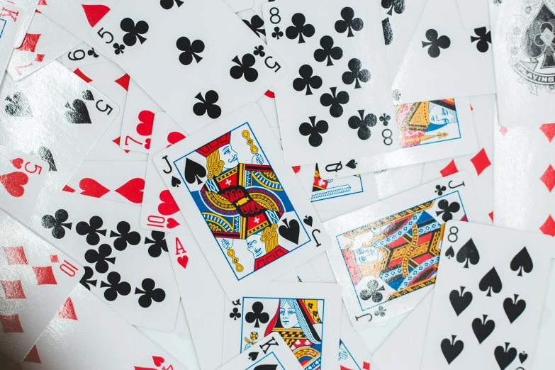 a lot of playing cards are shown with different types