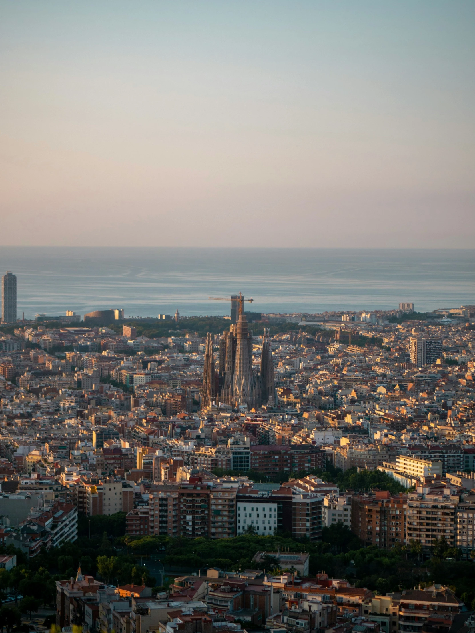 a city with many tall buildings overlooking the water