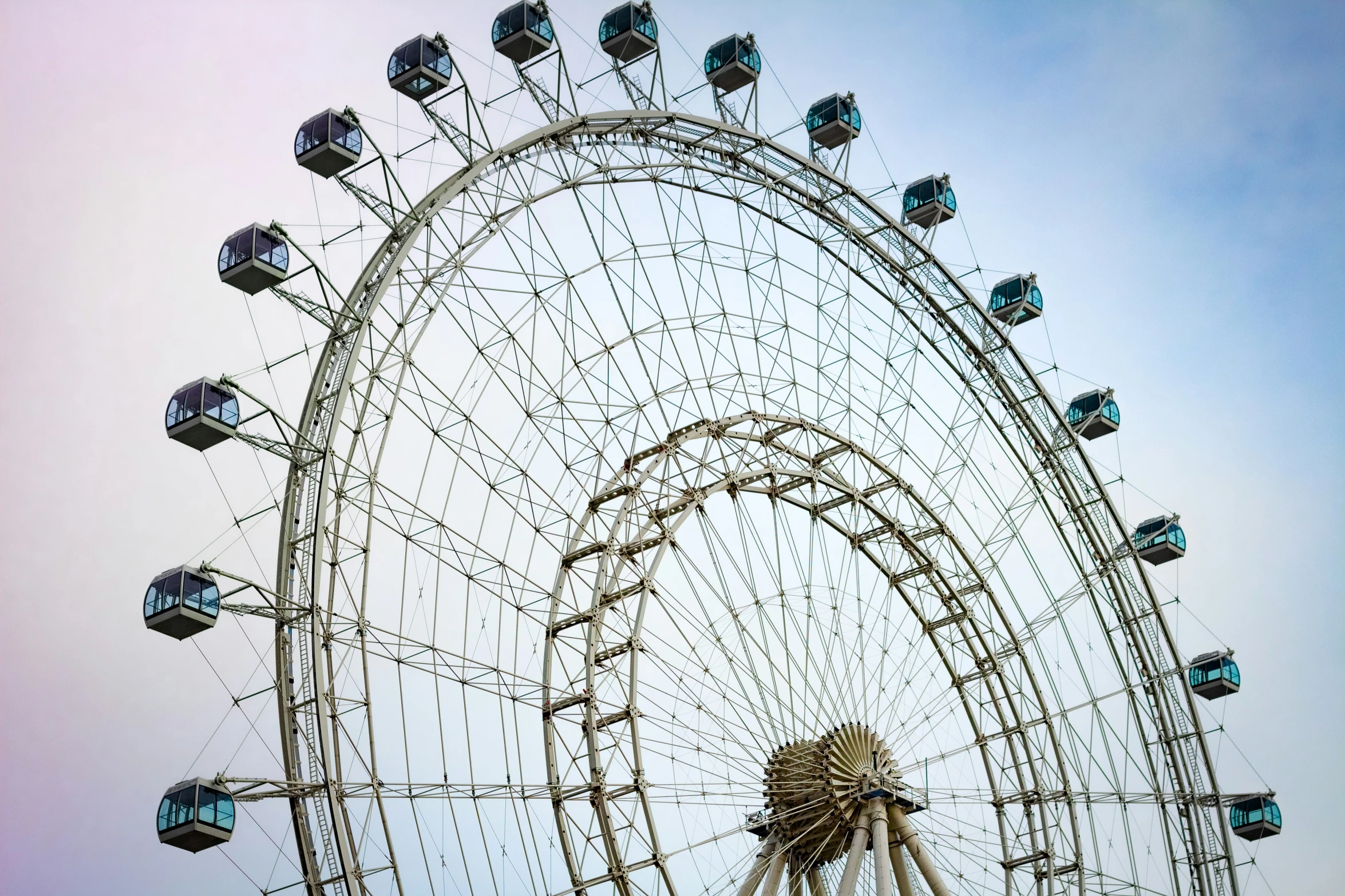 an amut park wheel with multiple lights