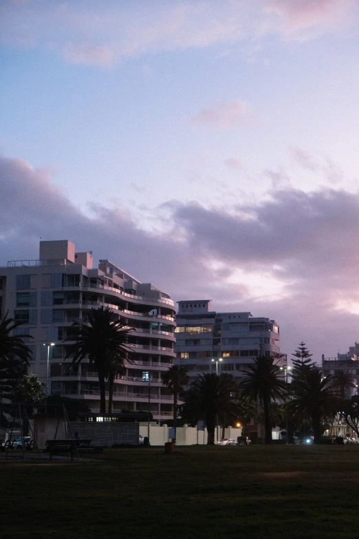 an image of a city skyline with high rise buildings