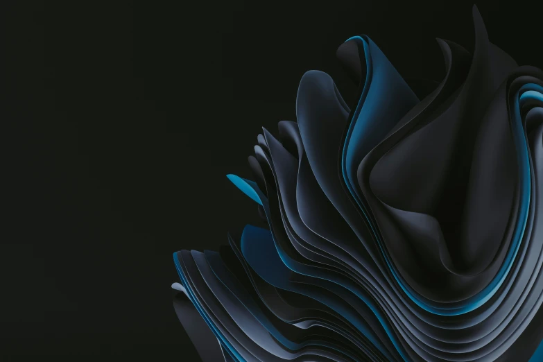 abstract blue and black artwork by julia martin