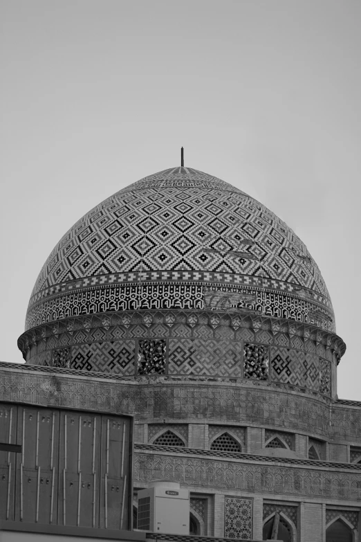 an intricately decorated dome on top of a building