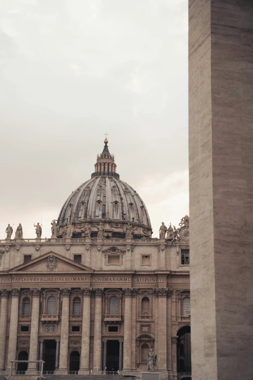 a cathedral with its dome built in the city