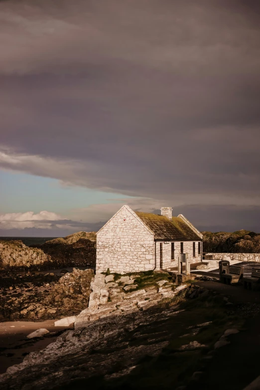 an old building that looks like it has been built